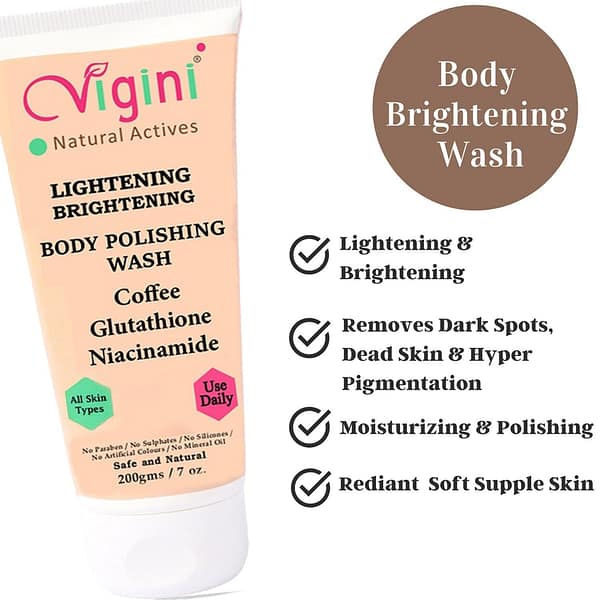 Lightening Brightening Body Polishing Wash