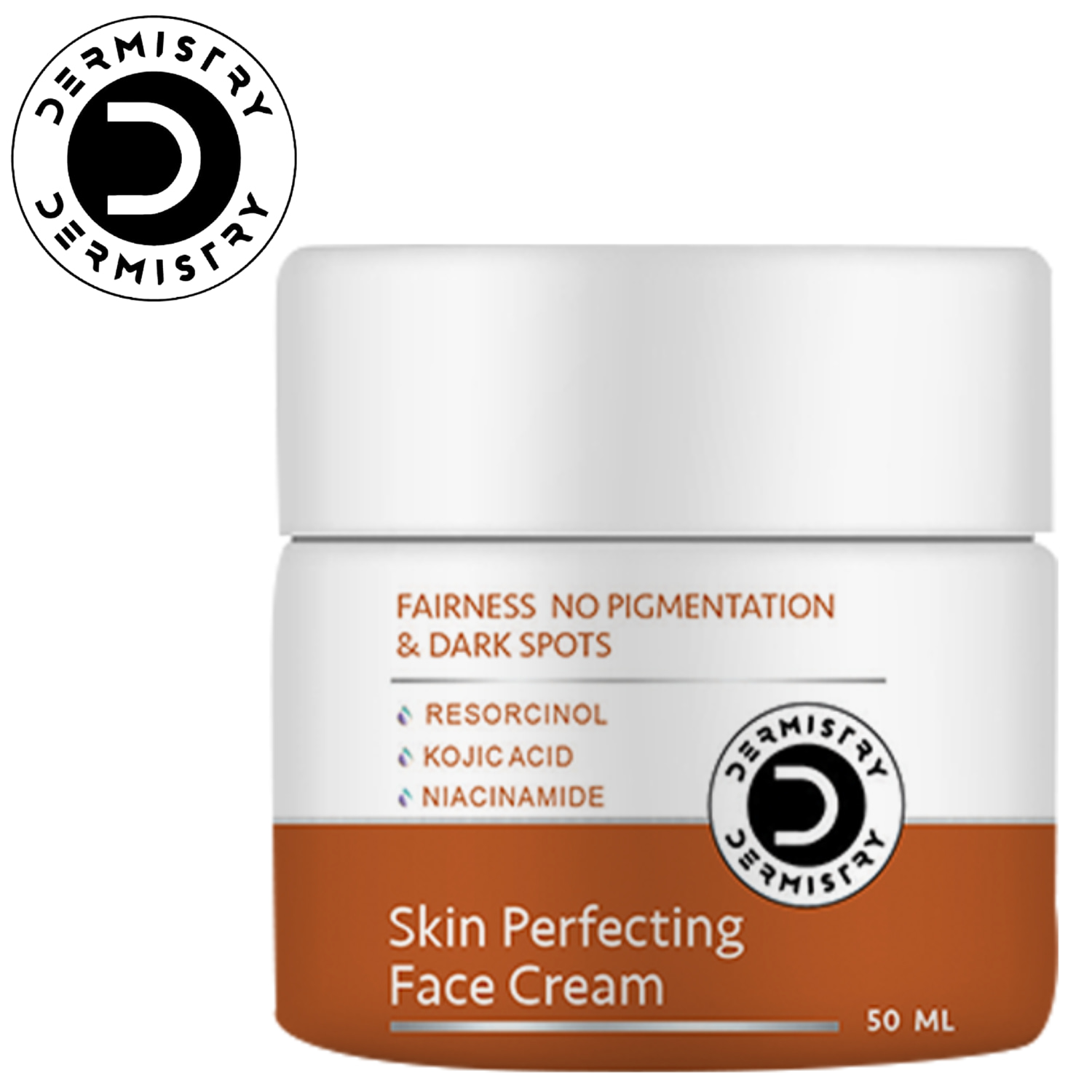 Dermistry Kojic Acid Skin Perfecting Fairness Face Cream Dark Spots Correction Instant Glow-50ml