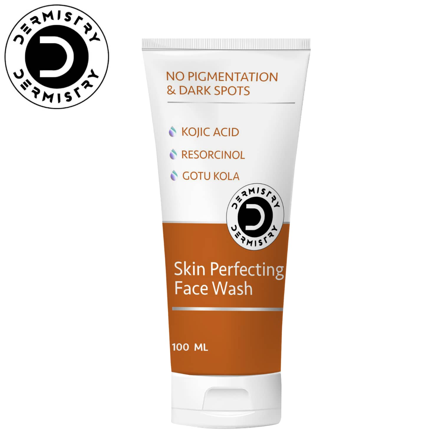 Dermistry Skin Perfecting Fairness Face Wash Kojic Acid Niacinamide Tanning Pigmentation Dark Spots-100ml