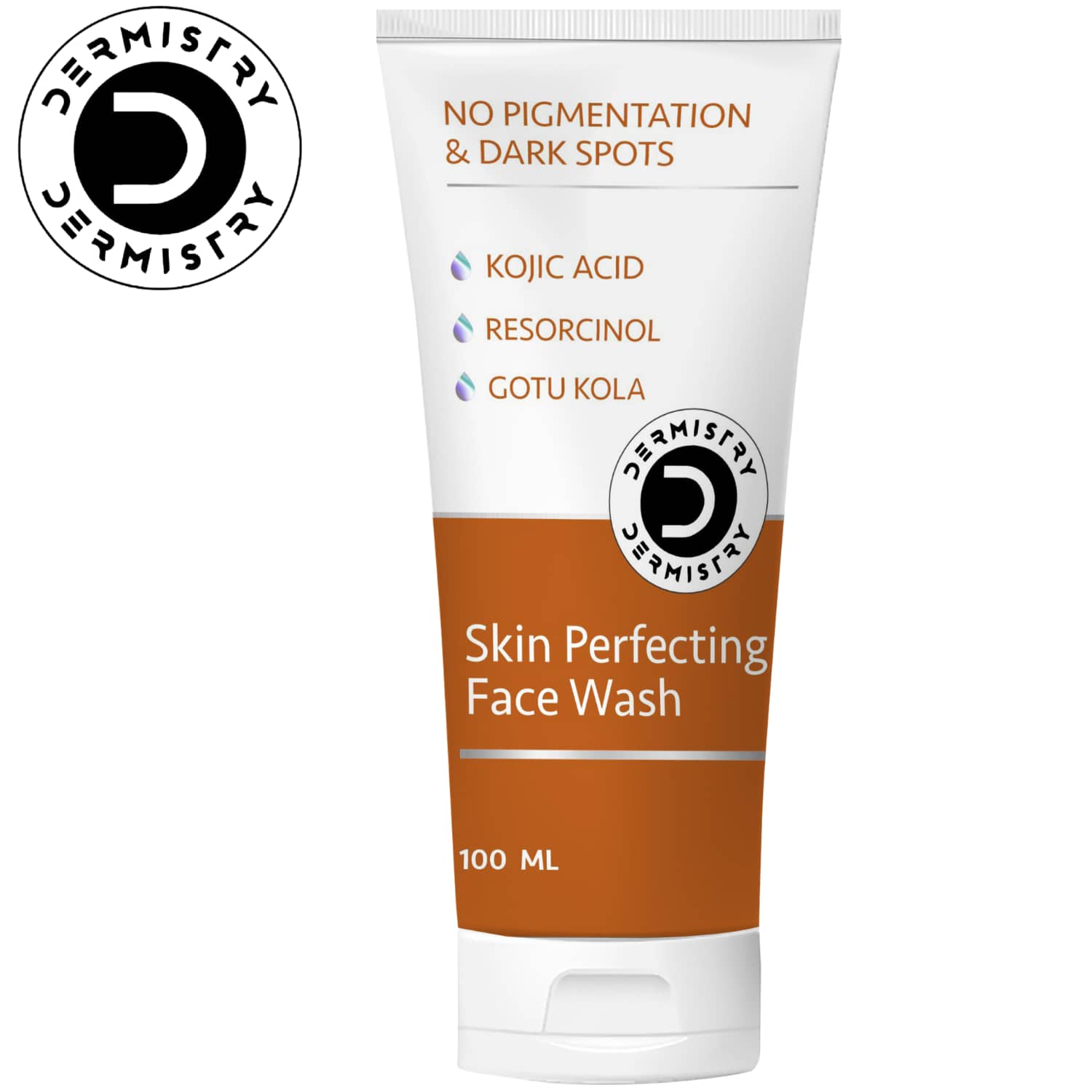 Dermistry Skin Perfecting Fairness Face Wash Kojic Acid Niacinamide Tanning Pigmentation Dark Spots-100ml