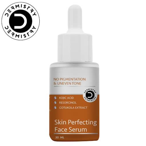 Dermistry Skin Perfecting Fairness Face Serum Resorcinol Kojic Acid Hyper Pigmentation Uneven Tone-30ml